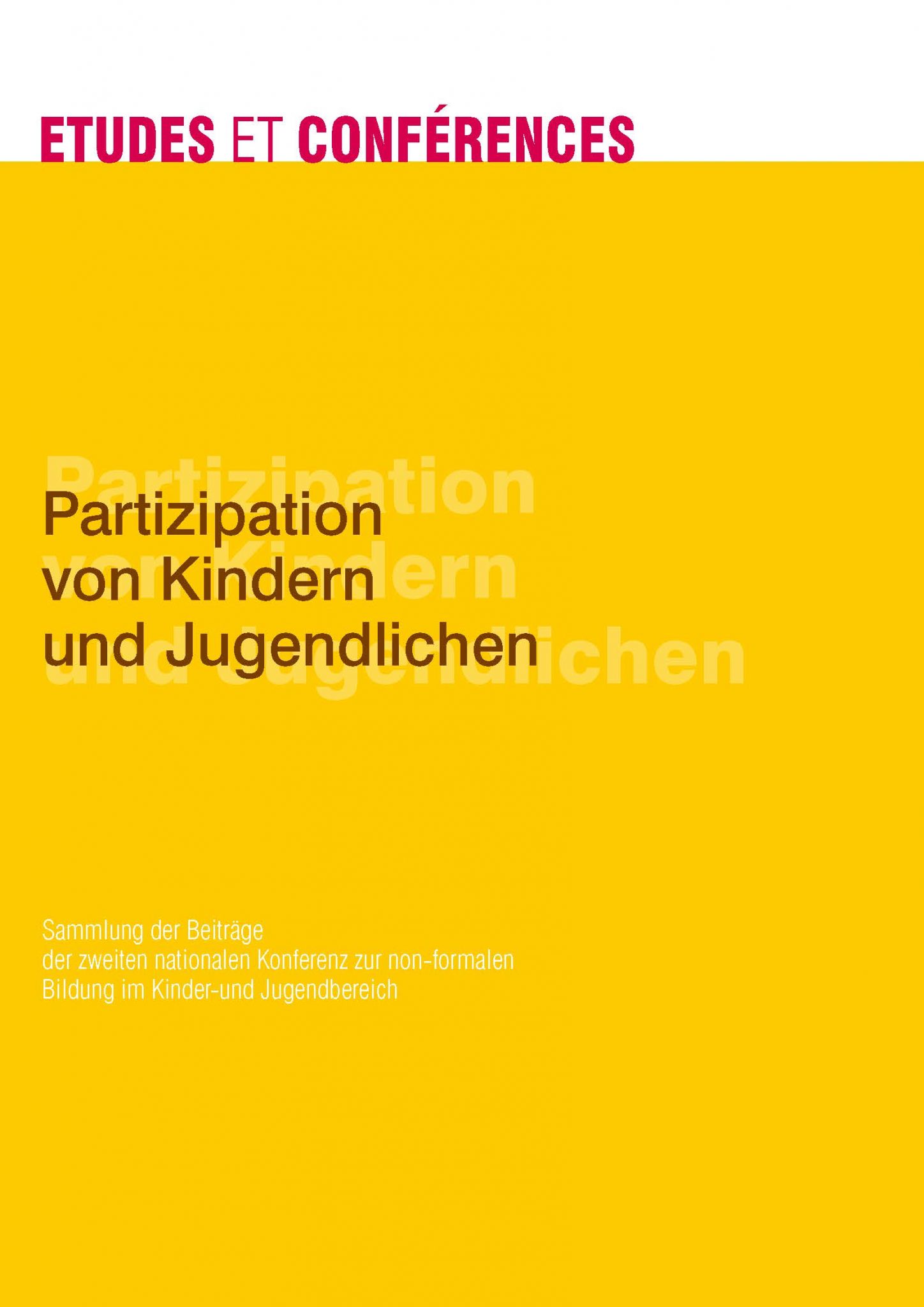 Partizipation Von Kindern Und Jugendlichen Enfancejeunesse